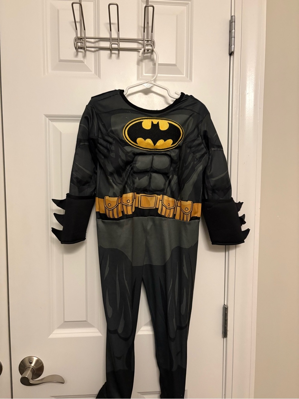 Batman Black and Yellow Muscle Suit Costume